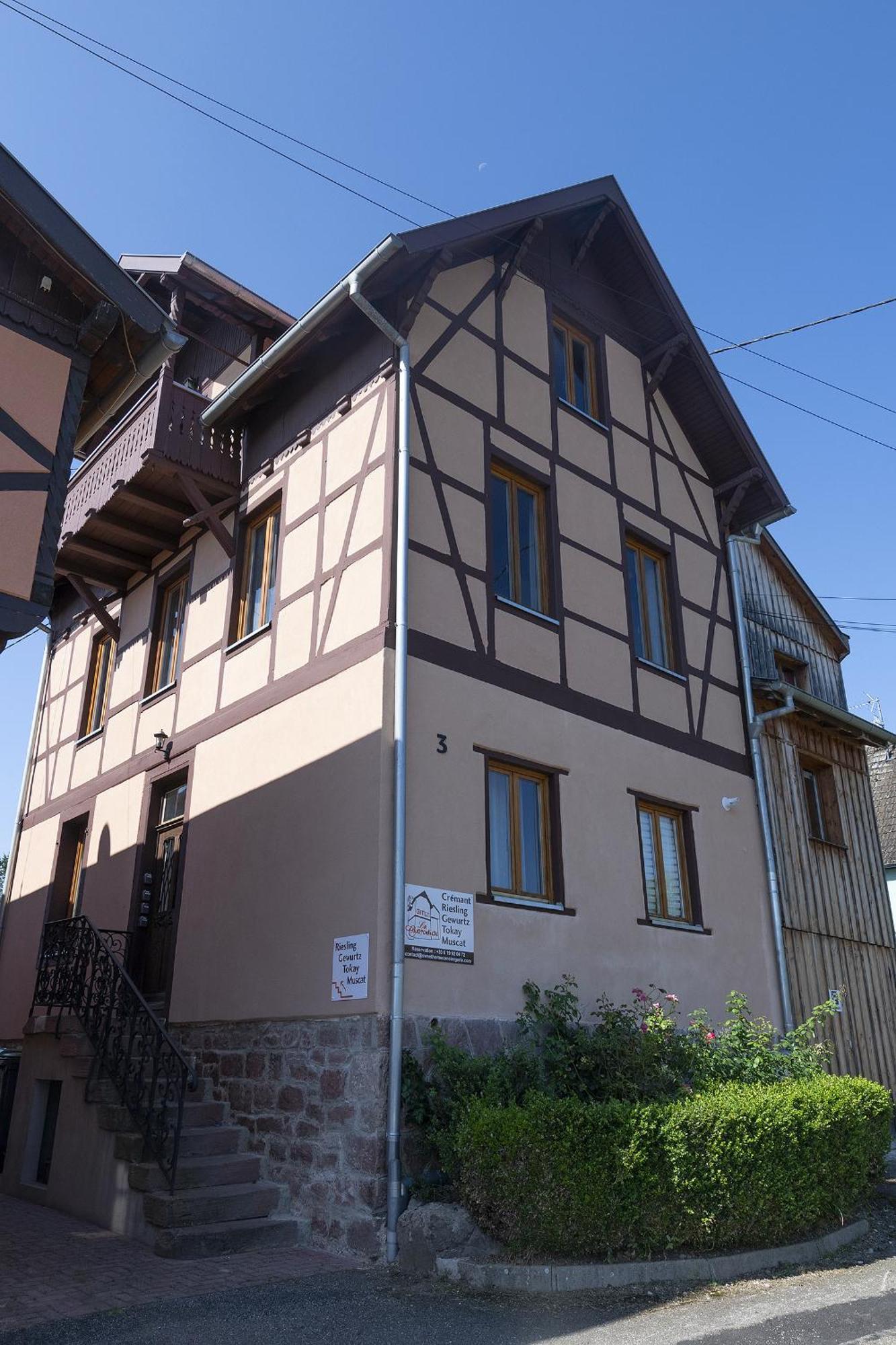 Riesling - Vue Imprenable Sur Le Vignoble - Renove Recemment - Parking Gratuit Apartment Riquewihr Exterior foto